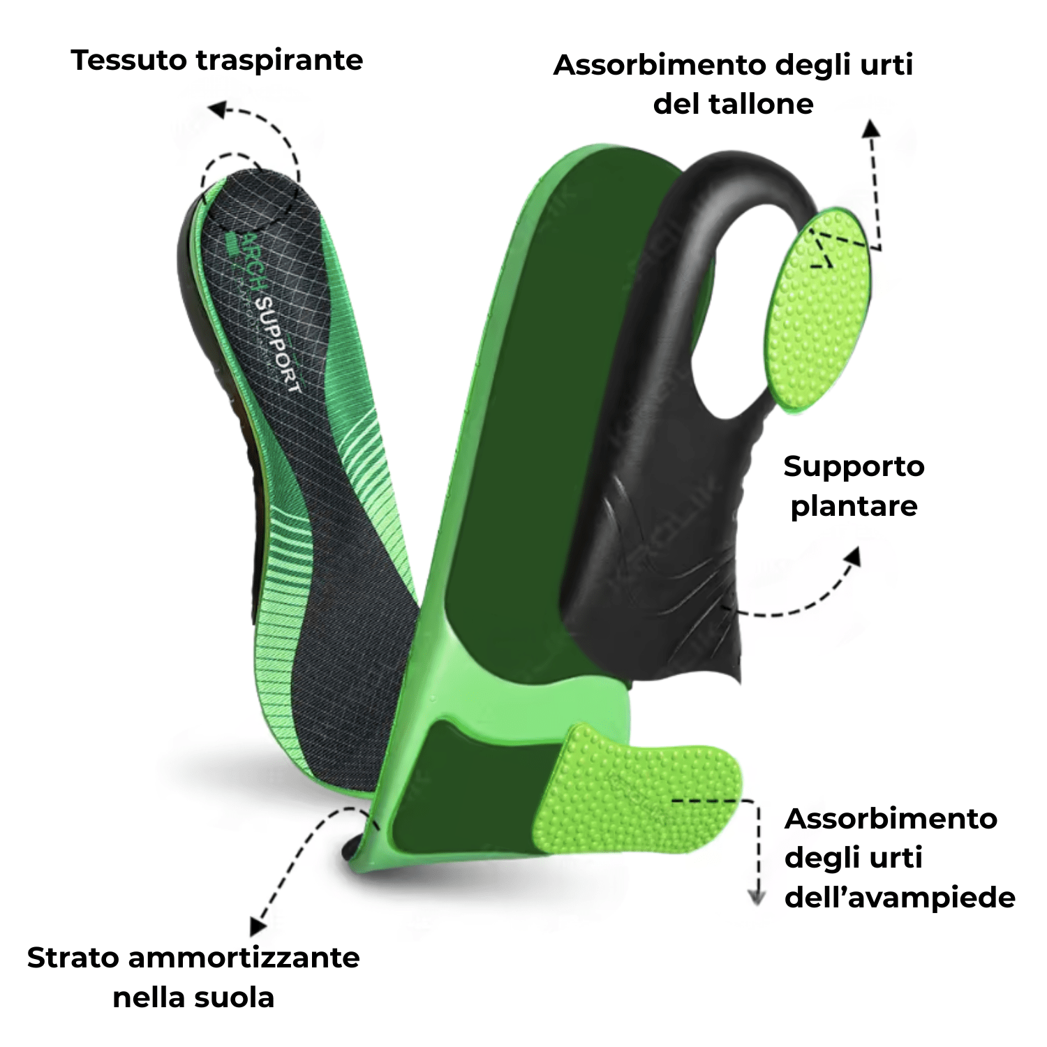 Solette con supporto plantare - Velita