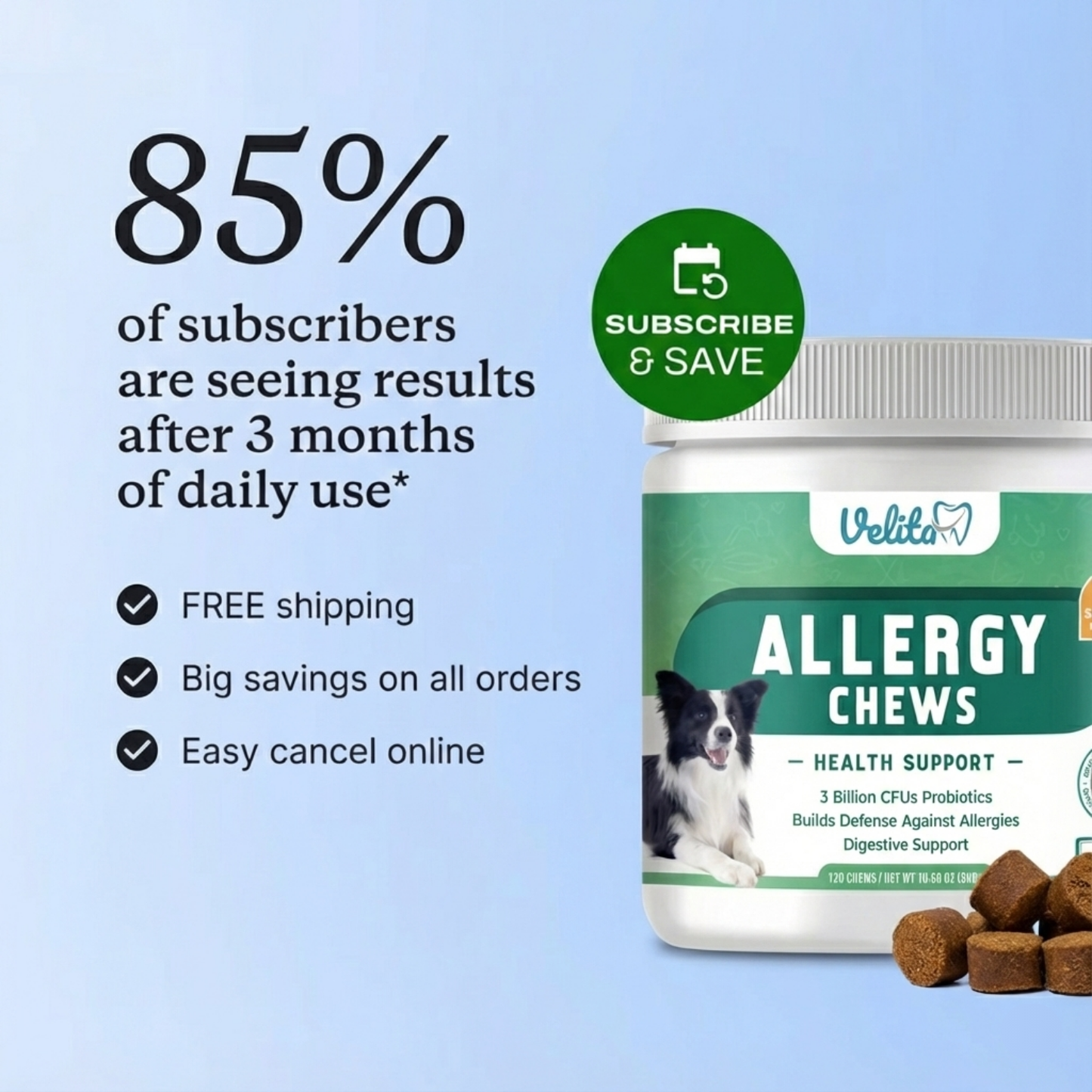 Dog Allergy & Immune Probiotics