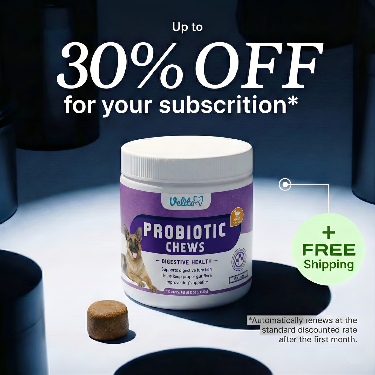 Probiotics for Dogs - Gut Health