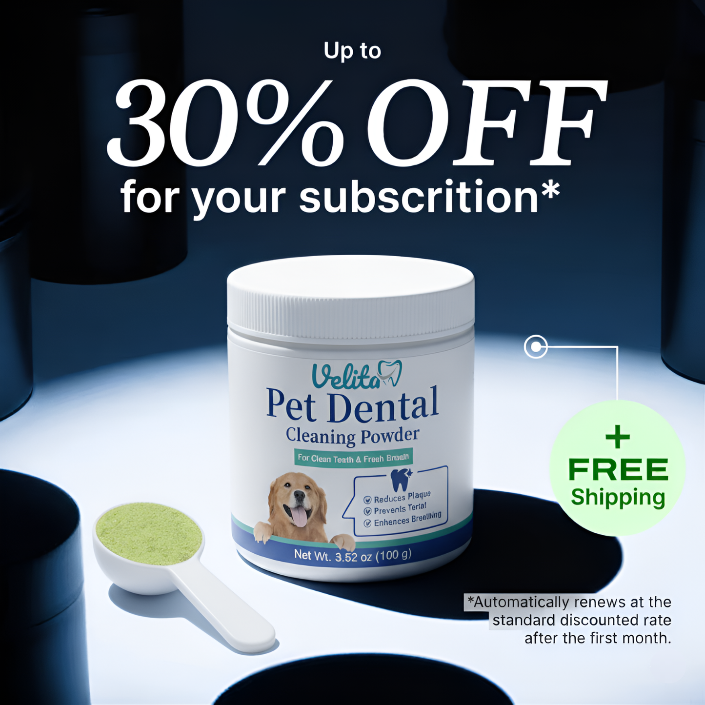 Advanced Dog Dental Powder